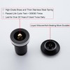 RANDOM Black Brass Bottle P Trap Kit Contemporary Round Bottle