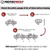 x3 (Three) 10" Rotatech Chainsaw Saw Chain Fits Ryobi Pole