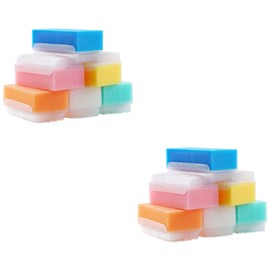 STOBAZA 2sets Baby Bath Brush Set Baby Sponge Scalp Hair Brush Essential Baby Bathing Tools Sensory Toys 6pcs*2