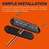 LAMPHUS PlanarFlash 6W Blue Red LED Surface Mount Police Grill