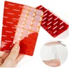 Premium Press-On Nail Adhesive Tabs 10 Sheets with 15 Sizes,
