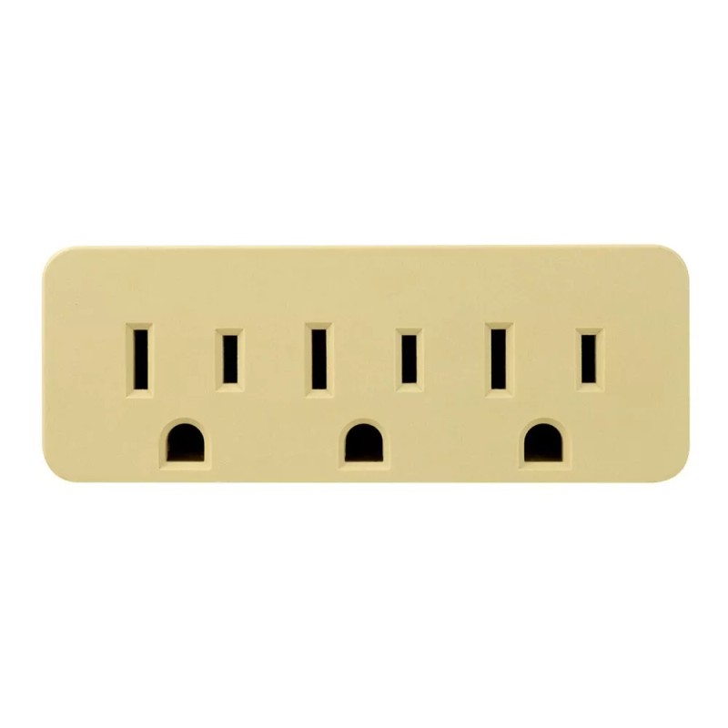 Skywalker Polarized 3-Prong Outlet AC Adapter (UL Approved, Ivory)