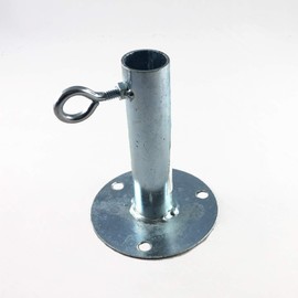 Golden Valley Tools & Tarps 1 5/8" Foot Pad Canopy Fitting/Batting Cage Ground Plate Fitting (FWFP) - Fits 1 5/8" Chain Link Fencing Line Post Pipe That has an Outer Diameter of 1 11/16"