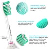 Toptheway Replacement Brush Heads Compatible with Sonicare E-Series Essence Xtreme