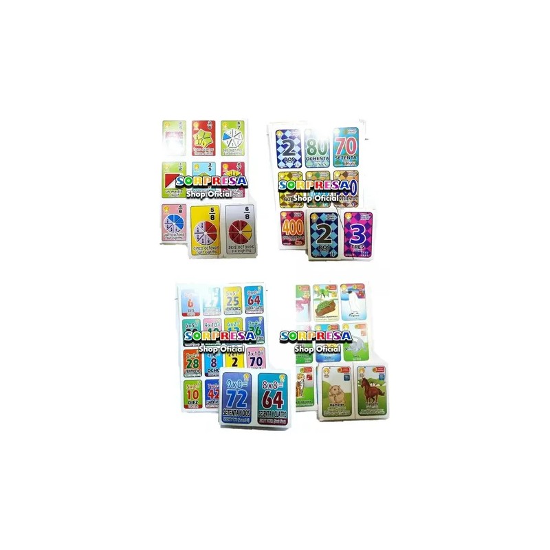12 Loterias Didacticas Educacion Montessori Ingles Español