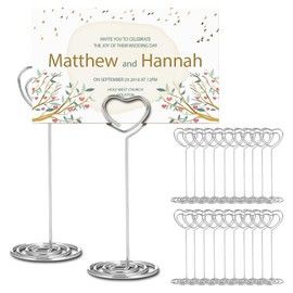 Powerful 30 Pcs Table Number Holders 85mm Place Card Holder Sign Recipe Holder for Restaurants Table Setting Wedding Party