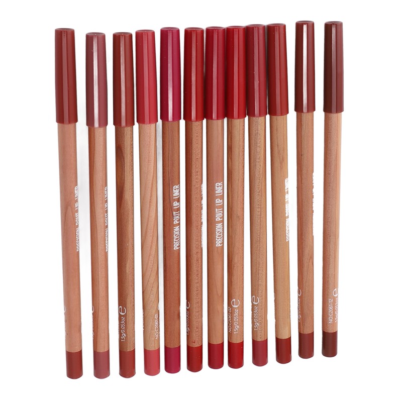 12 Colors Lip Liner Matte Lipstick Lipliner Waterproof Sweat Resistant
