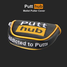Shanker Golf Putter Cover - PuttHub Funny Mallet Putter Cover - Tour Grade PU Leather Headcover - Funny Headcover for Golf Clubs - Perfect Joke Gift for Golfer - Rude Novelty Golf Gift Idea