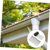 KONTONTY 1set Plastic Gutter Mesh Guard for Garden Protection Multi-Functional