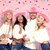 Coume 12 Pcs Adult Cowboy Hat for Women and Men