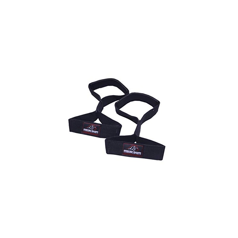 Sterling Sports® Figure 8 Straps Padded Cuff Weight lifting Gym
