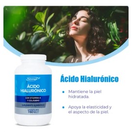 Suplemento en cápsulas Naturagel Suplementos Alimenticios Ácido Hialurónico x 700mg