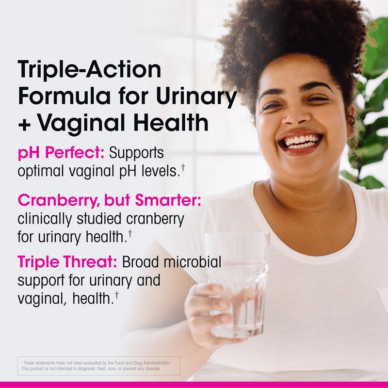 vH Essentials Probiotics for Women with Prebiotics, Cranberry & Vitamin