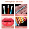 Lip Brush Desechable Para Pestañas Labios Microblanding (50 pz)- Brochas