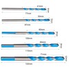 NUTTDOO Concrete Drill Bit Set,5 Packs Masonry Drill Bit Set,