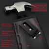 Hammer Holster for Tool Belt, Adjustable Premium Microfiber Leather Holder