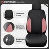 Coverado Car Seat Covers, Luxury Front Seat Covers, Leather Car
