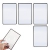 3X Page Magnifying Sheet for Reading, 4 Pcs Flat Magnifier