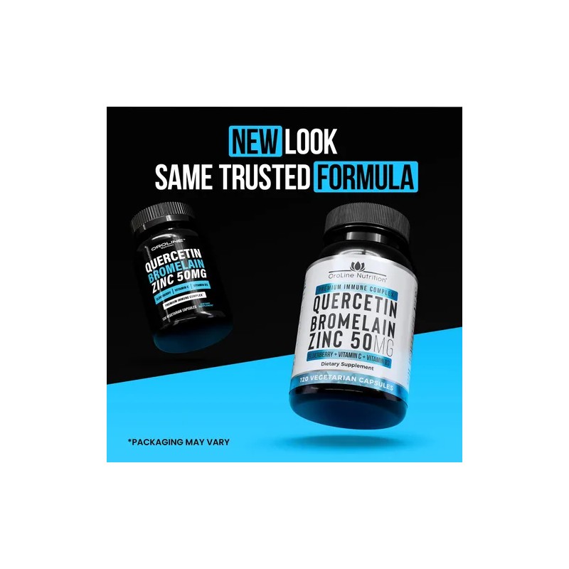 Oroline Quercetina 500mg Con Saúco Y Zinc 120 Cápsulas