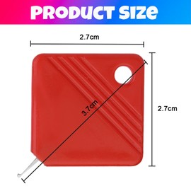 Needle Threader, Alluring Needle Threader for Sewing Machines, Threading Aid, Sewing Machine Accessories, Green Plastic Fish for Hand Sewing and Sewing Machines (8 - Square)