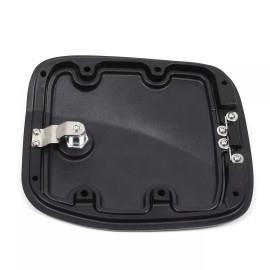 autopart2021 Star Door Fuel Tank Cover W/ Lock Gas Cap Tank Trim For Toyota Tacoma 2016-23 US