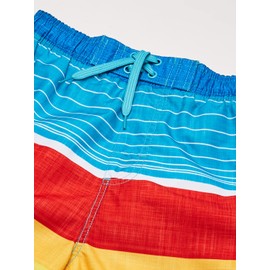 Kanu Surf Boys Quick Dry UPF 50+ Beach Swim Trunk, Viper Aqua, 3T