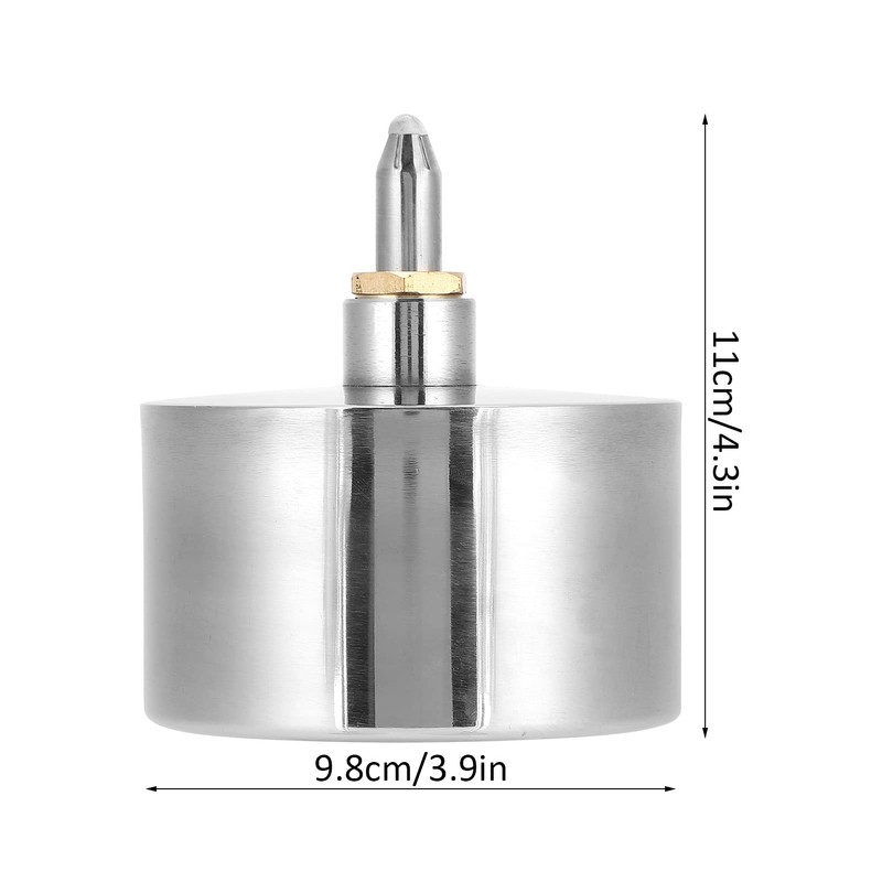 Fyearfly Stainless Steel Alcohol Lamp, 400 ml Bunsen Burner, Alcohol