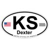 US Decal, Inc. Dexter, Kansas Oval Sticker