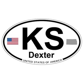 US Decal, Inc. Dexter, Kansas Oval Sticker