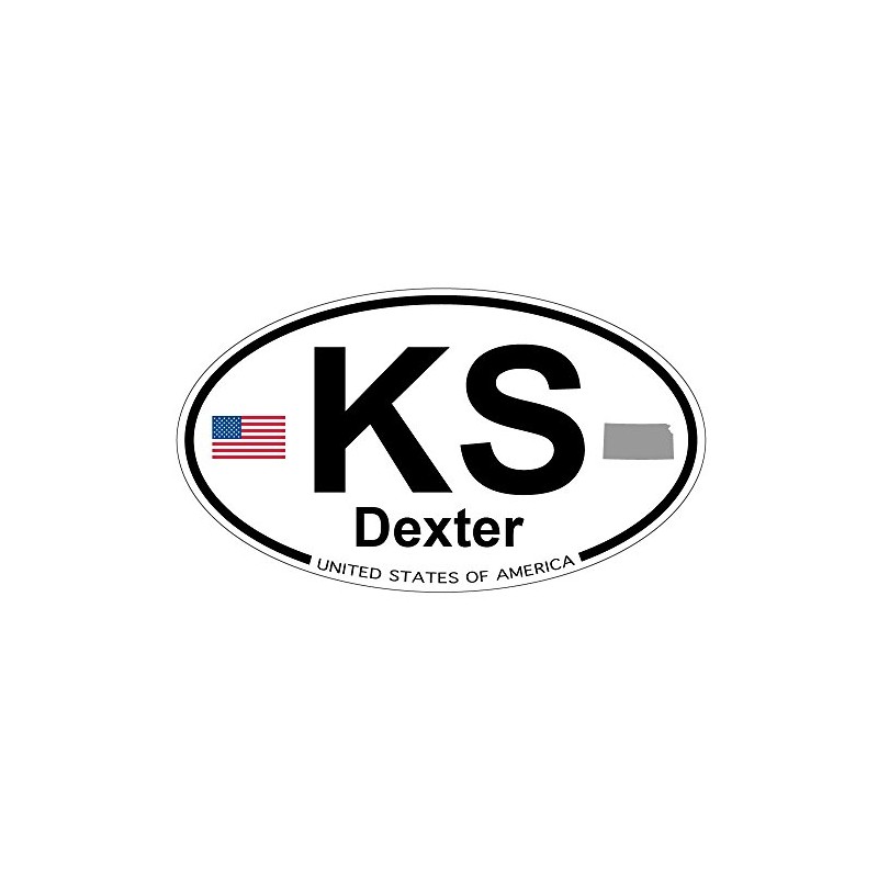 US Decal, Inc. Dexter, Kansas Oval Sticker
