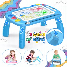 Hapikids Magnetic Drawing Board, Montessori Toys for 1 2 3 Year Old Boys Toys Age 1 2 3 Year Old Boys Gifts for 1-6 Year Old Boys 1st Birthday Gifts for Boy Drawing Pad for Kids Educational Toys