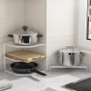 Aswalling Sink Dish Drainer Coated Steel Kitchen Sponge Holder Tool
