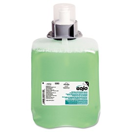 GOJO Green Certified Foam Hand, Hair & Body Wash, Cucumber Melon Scent, 2000 mL Refill FMX-20 Push-Style Dispenser (Pack of 2) - 5263-02