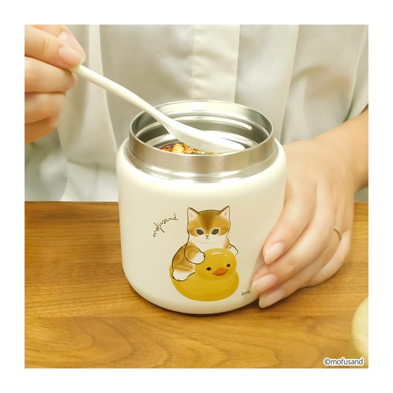 mofusand 53-2153 Vacuum Double Stainless Steel Soup Pot, 10.1 fl