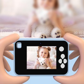 Pocket Digital Camera, 2.4" HD IPS Screen 48MP 4X Zoom Auto Focus Compact Camera for Kids Girls Boys Teens Beginners Travel Photography Vlogging