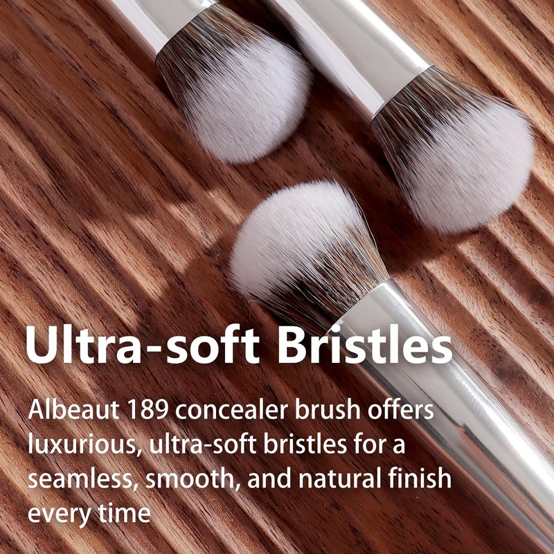 Albeaut Concealer Brush, Angled Brightening Concealer Makeup Brush Under Eye