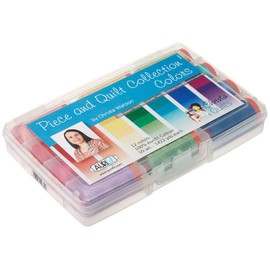 Aurifil Christa Quilts Piece and Quilt Colors Thread Kit 12 Large Spools 50 Weight