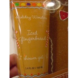 HOLIDAY WONDERS NEW - CUTE ICED GINGERBREAD SHOWER GEL GIFT PACK - GREAT PRESENT!