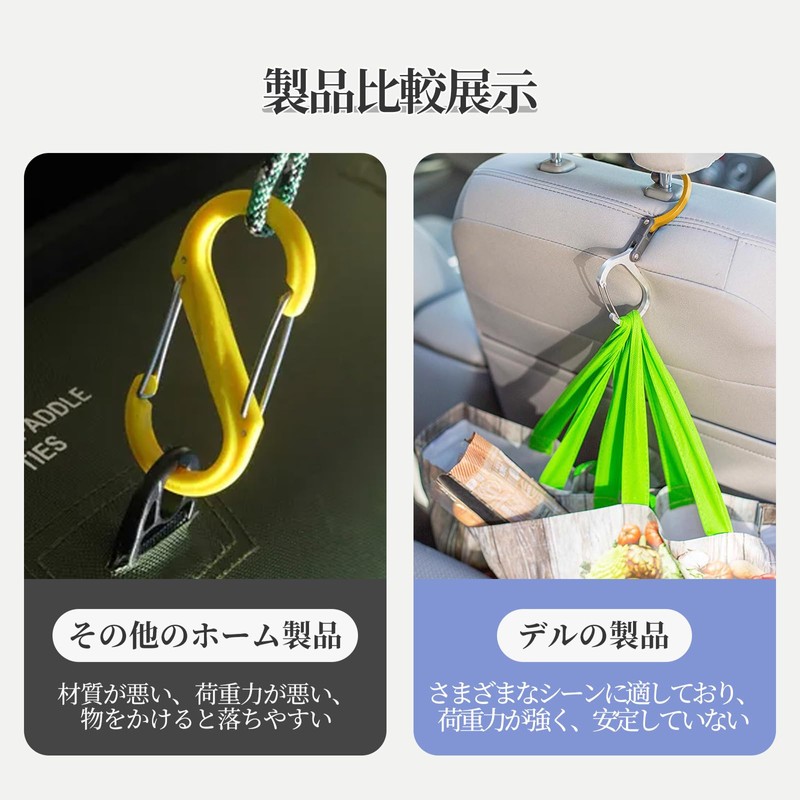 Doyime Hero Clip, Bag Hanger, Bag Hook, Multifunctional, Compact, Static