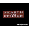 High Visibility Reflective 8.5x3 SAR Search and Rescue Blaze Orange