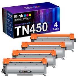 E-Z Ink E-Z Ink Compatible Toner Cartridge Replacement for Brother TN450 TN420 TN-450 TN-420 Compatible with HL-2270DW HL-2280DW HL-2230 HL-2240 MFC-7360N MFC-7860DW DCP-7065DN Intellifax 2840(4 Black)