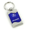 Au-TOMOTIVE GOLD Rectangular Wave Key Chain for Acura RDX (Blue)