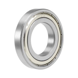 sourcing map 1x 16005ZZ Grooved Ball Bearing 25 x 47 x 8 mm Double Shielded Chrome Steel Bearing