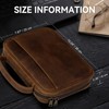 Carpetene Genuine Leather Bible Cover Cowhide Bible Case for Men
