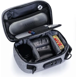 Kibaga Smell Proof Storage Bag With Lock Odor Resistant 8 Layer Carbon Techno...
