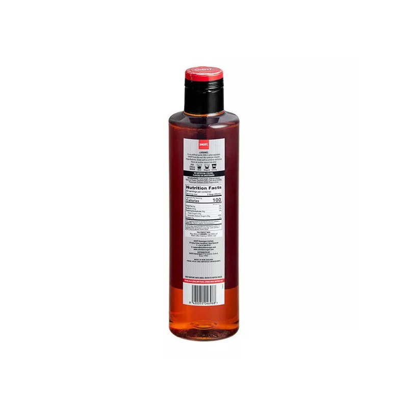 FixtureDisplays SHOTT Caramel Flavoring Syrup 1 Liter 711SYPACAR1L