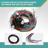 Universal Extra Long Wires 21 Circuit Wiring Harness Hotrod Kit