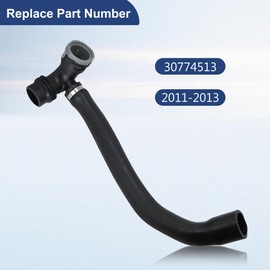 Panwarmoll Radiator Coolant Water Return Hose Pipe Compatible With Volvo V70 S60 S80 XC60 XC70 XC90 2007 2008 2009 2010 2011 2012 2013 Replace 30774513