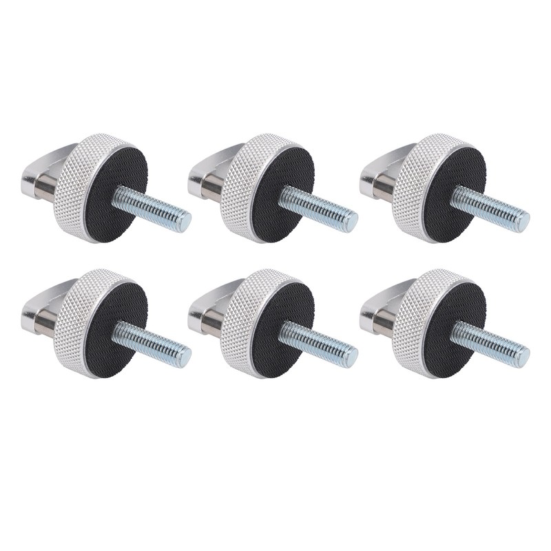6PCS Hard Top Quick Removal Fastener Thumb Screw with D