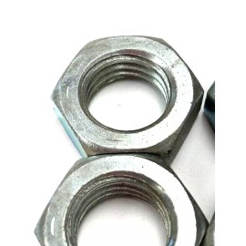 Brighton 1" - 8 UNC COARSE PITCH HEX JAM NUT THIN WALL NUT ZINC PACK OF 5